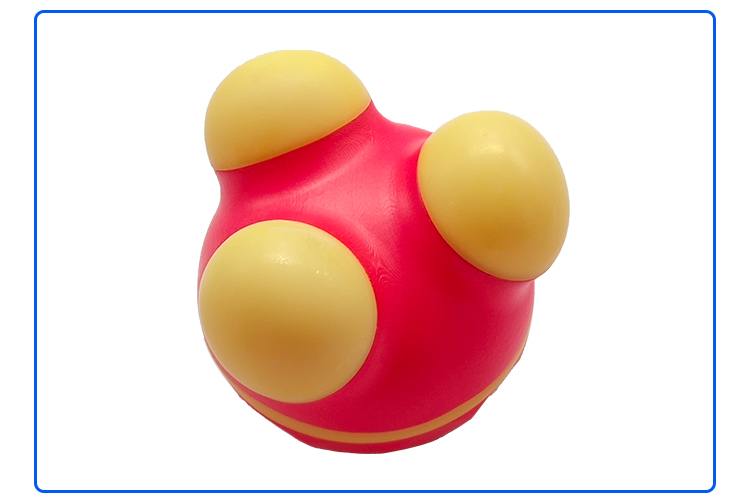 玫紅色圓形按摩器外殼注塑加工案例M06 頸部按摩儀模具 玫紅色圓形按摩器外殼注塑加工案例M06 頸部按摩儀模具